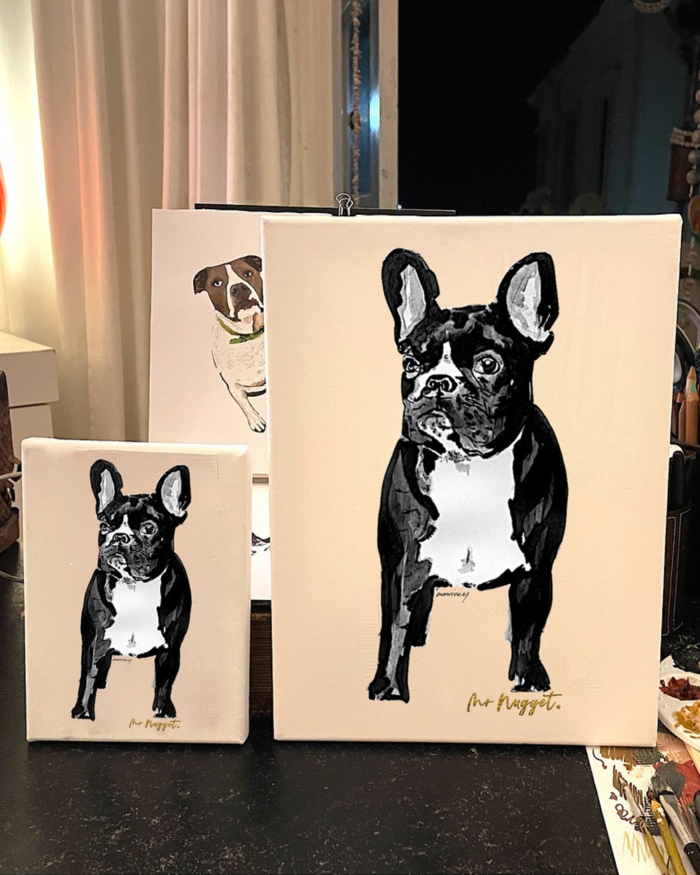 Custom Peter Morrissey Canvas Pet Artwork