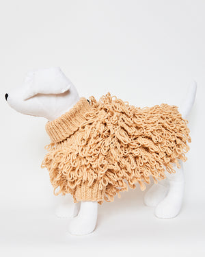 Maxbone Curly Knit Sweater - Sand